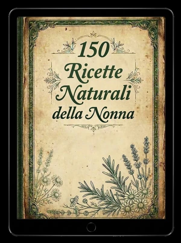 150 Ricette Naturali della Nonna su un tablet
